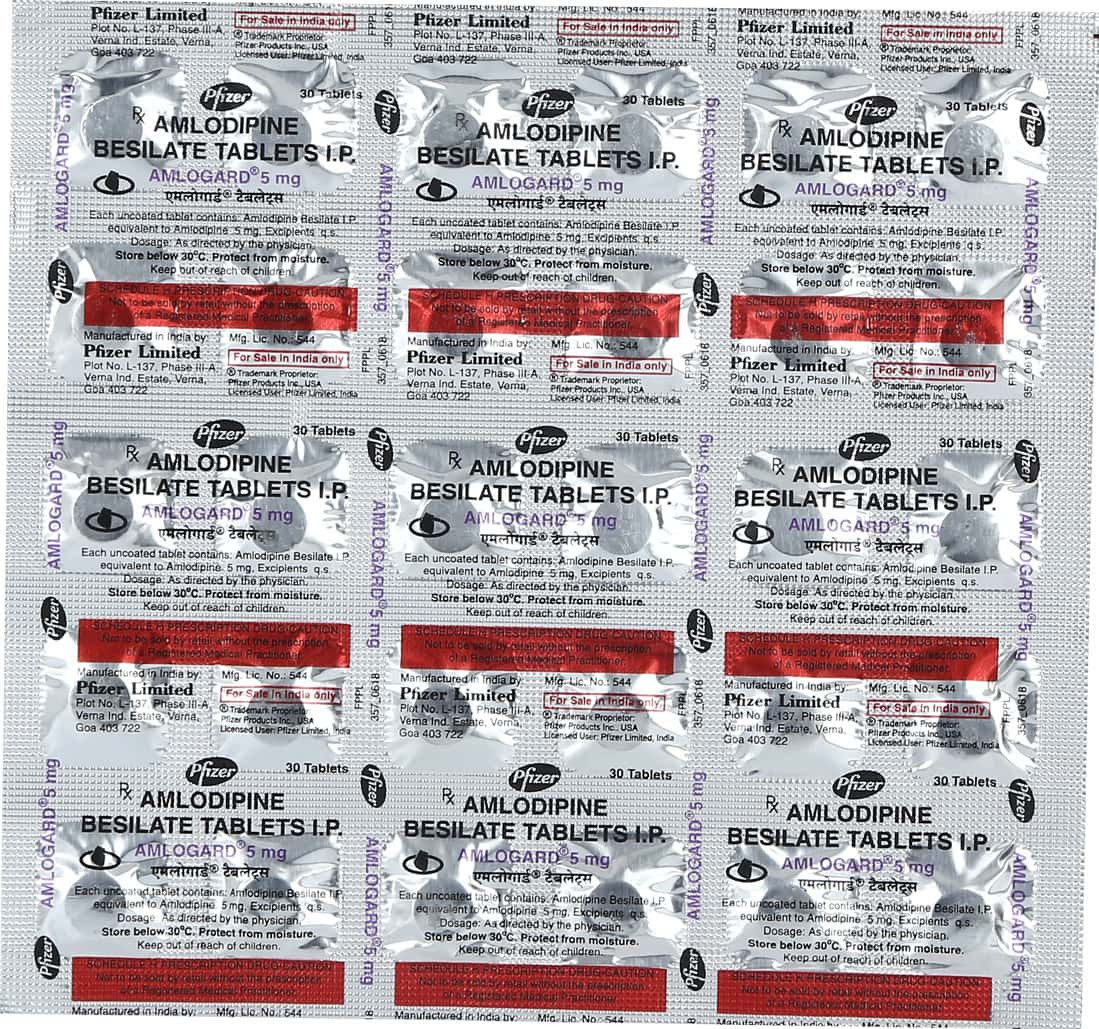 Amlogard-5mg-Tablets-120-Count.jpg Amlogard 5mg Tablets | 120-Count | AMLODIPINE - Image 1