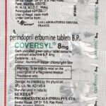 Coversyl 8mg Tablets | 100-Count | PERINDOPRIL