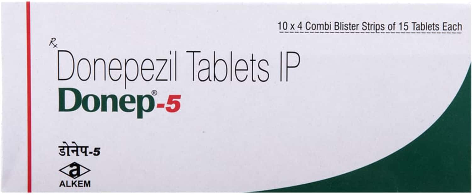 Donep-5mg-Tablets-105-Count.jpg Donep 5mg Tablets | 105-Count | DONEPEZIL - Image 1