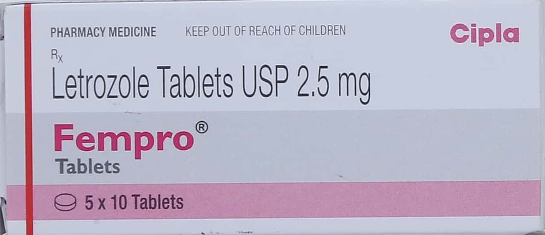 Femaford-2.5mg-Tablets-100-Count.jpg Femaford 2.5mg Tablets | 100-Count | LETROZOLE - Image 1