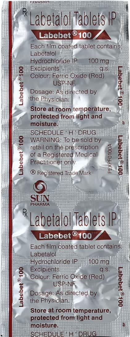 Labebet-100mg-Tablets-100-Count.jpg Labebet 100mg Tablets | 100-Count | LABETALOL - Image 1