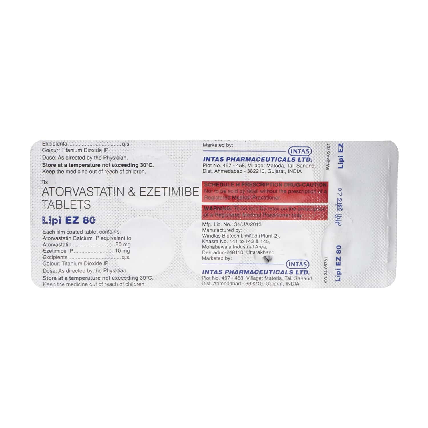 Lipidator-80mg-Tablets-100-Count.jpg Lipidator 80mg Tablets | 100-Count | ATORVASTATIN - Image 1
