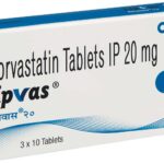 Lipvas 20mg Tablets | 100-Count | ATORVASTATIN