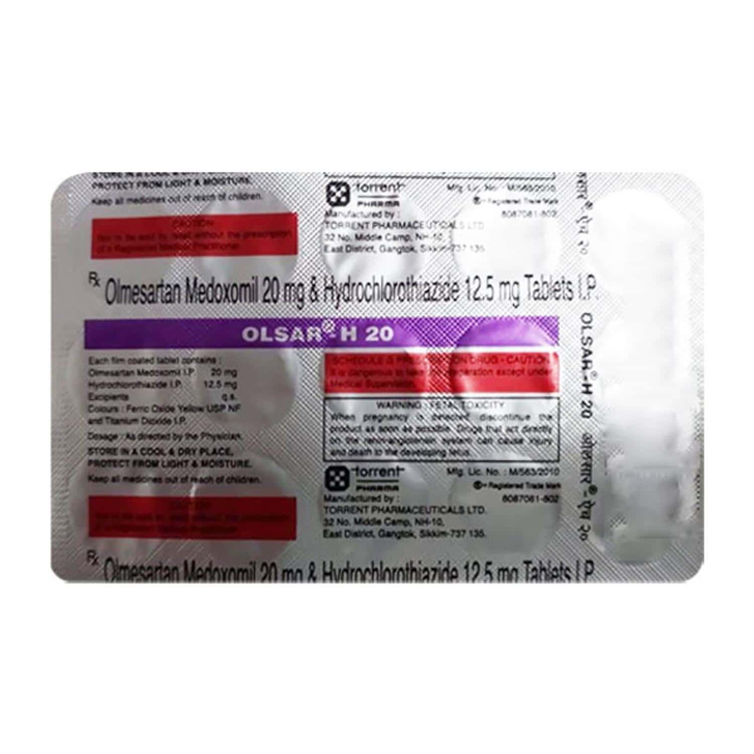 Olsar-H-20mg-Tablets-100-Count.jpg Olsar H 20mg Tablets | 100-Count | OLMESARTAN - Image 1