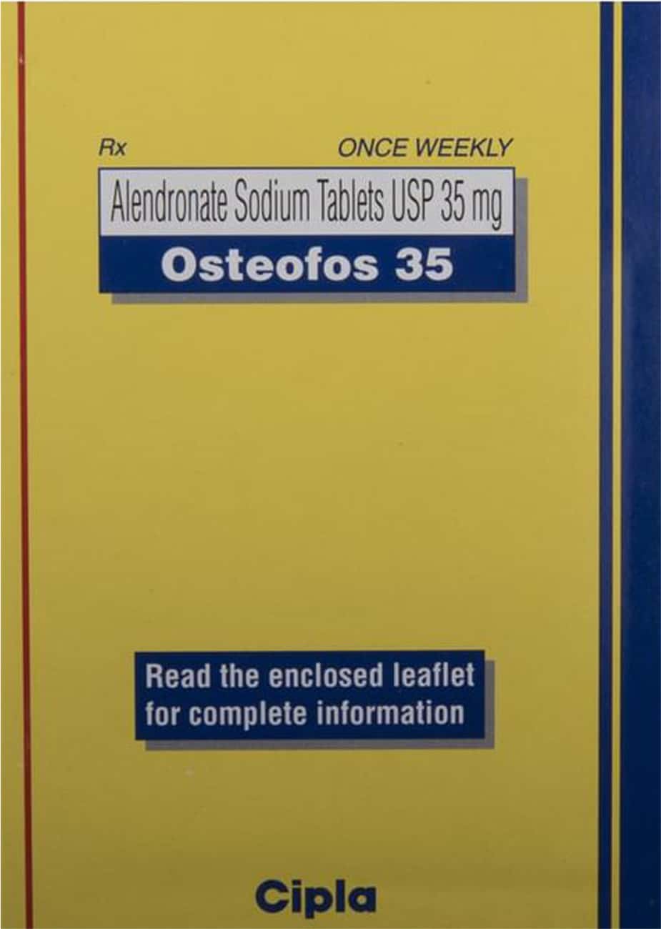 Osteofos-35mg-Tablets-100-Count.jpg Osteofos 35mg Tablets | 100-Count | ALENDRONATE SODIUM - Image 1
