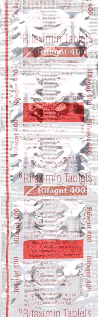 Rifagut-400mg-Tablets-100-Count.jpg Rifagut 400mg Tablets | 100-Count | RIFAXIMIN - Image 1