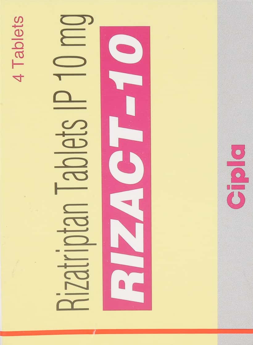 Rizact-10mg-Tablets-100-Count.jpg Rizact 10mg Tablets | 100-Count | RIZATRIPTAN - Image 1