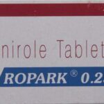 Ropark 0.25mg Tablets | 100-Count | ROPINIROLE