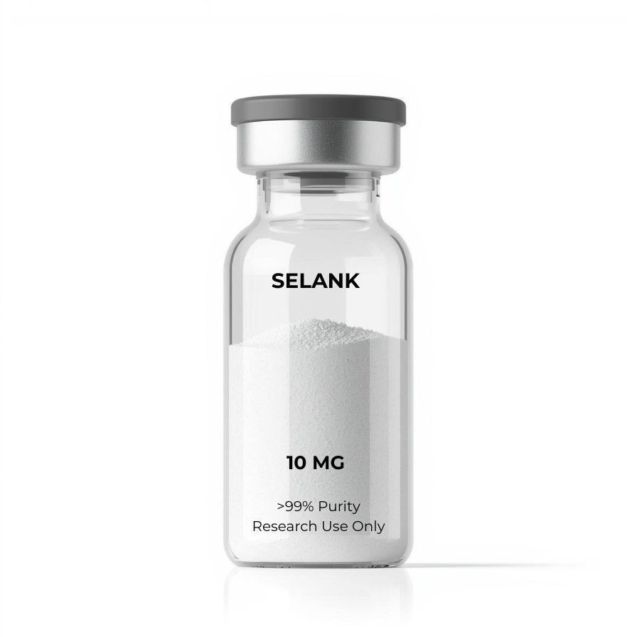 Selank-10mg-10-Vial-Kit.jpeg Selank 10mg | 10-Vial Kit | Anxiolytic Peptide Kit - Image 1