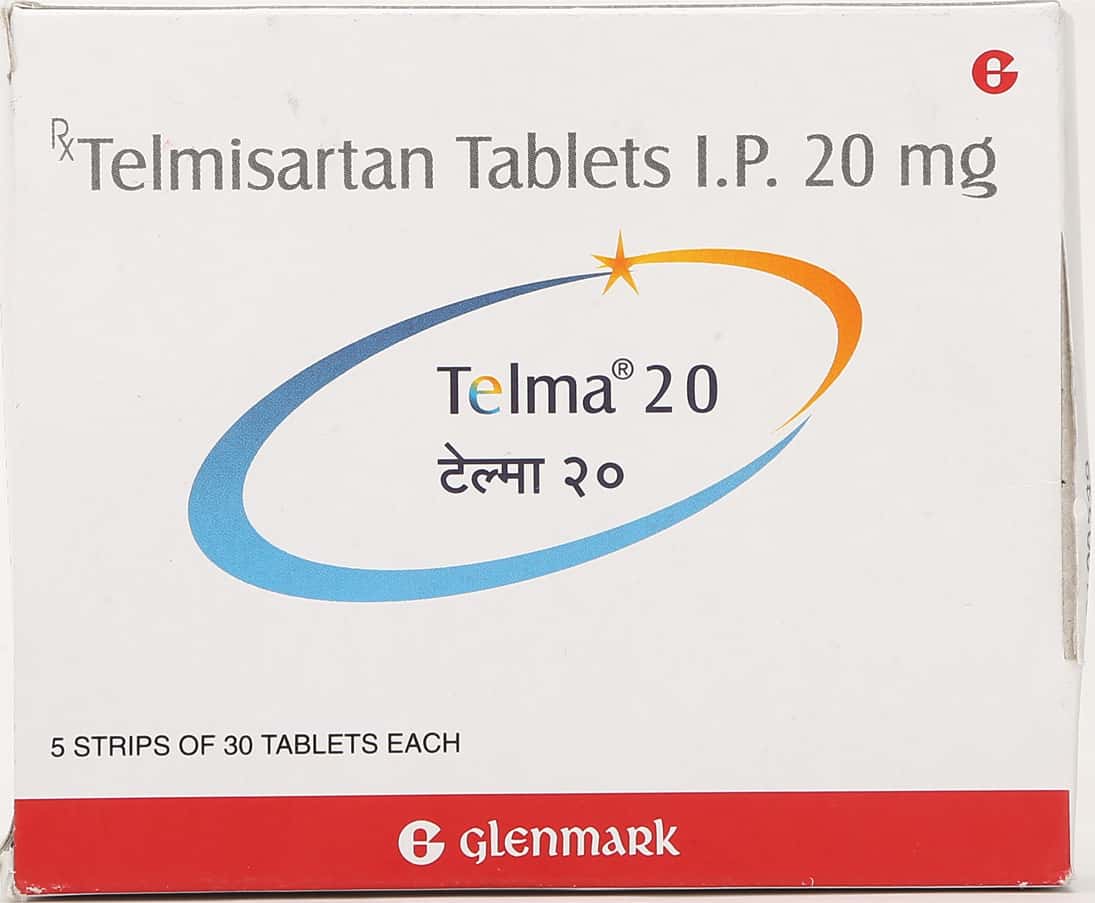 Telma-20mg-Tablets-105-Count.jpg Telma 20mg Tablets | 105-Count | TELMISARTAN - Image 1