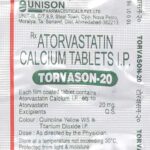 Torvox 20mg Tablets | 100-Count | ATORVASTATIN