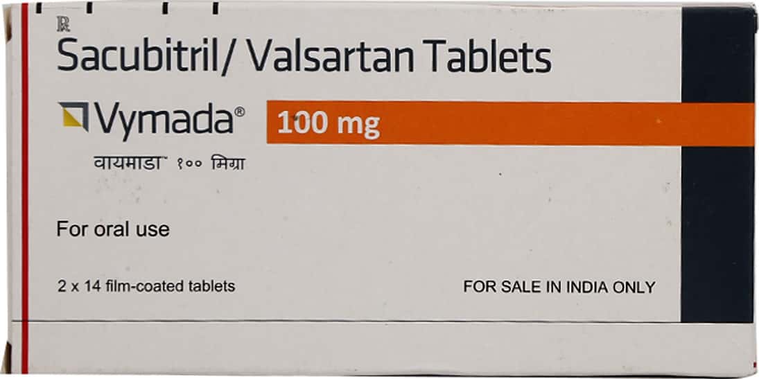 Vymada-100mg-Tablets-112-Count.jpg Vymada 100mg Tablets | 112-Count | SACUBITRIL / VALSARTAN - Image 1